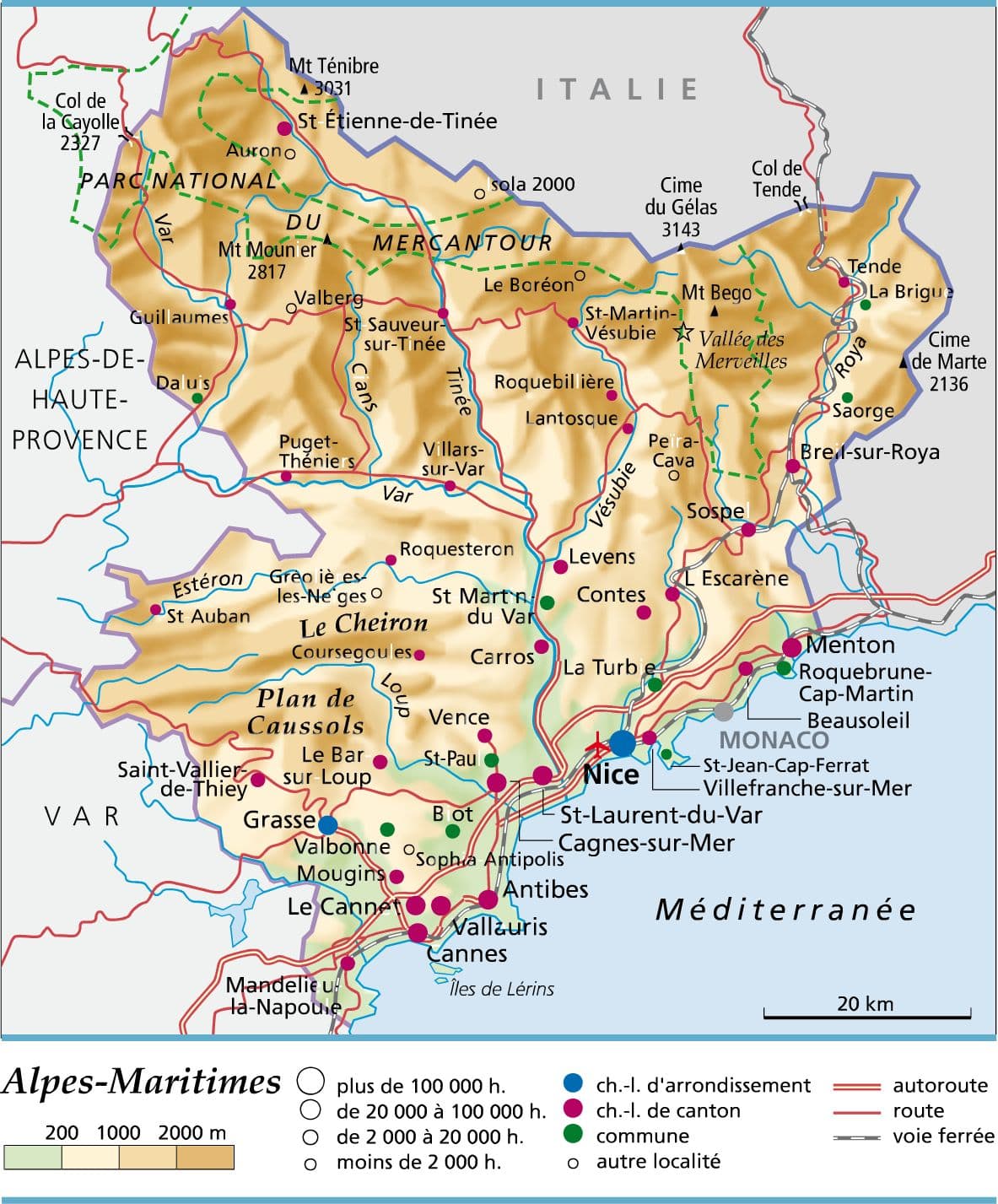 Via Alpina -  R140-149  (Alpes maritimes)